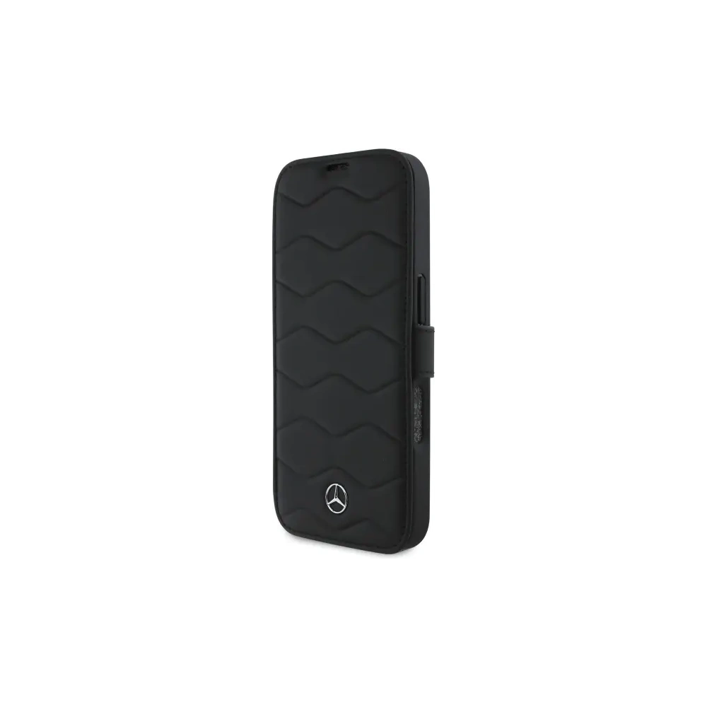 Hurtownia GSM - Etui Mercedes MEBKP16X23RWRSK Apple iPhone 16 Pro Max knížkový obal MB Waves Leather černý/black - MRS301 - {ean13} - Hurt