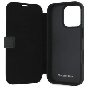 Hurtownia GSM - Mercedes MEBKP16X23RWRSK Apple iPhone 16 Pro Max Buchhülle MB Waves Leder schwarz - MRS301 - {ean13} - Hurt