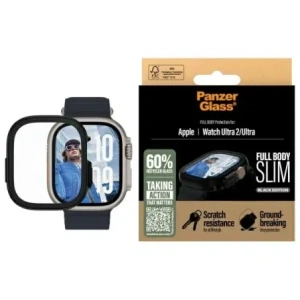 Hurtownia GSM - Szkło ochronne PanzerGlass Full Body Slim Apple Watch Ultra 2 / Ultra 49mm czarny/black - PZG729 - {ean13} - Hurt