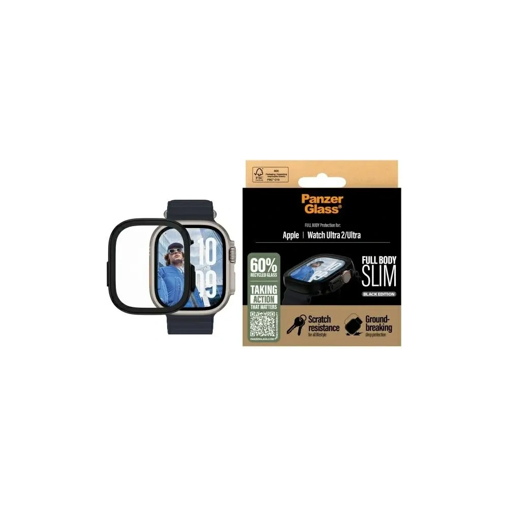 Hurtownia GSM - PanzerGlass Vollkörper Slim Apple Watch Ultra 2 / Ultra 49mm schwarz - PZG729 - {ean13} - Hurt