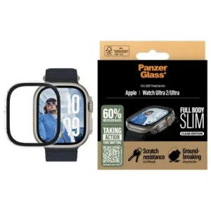 Hurtownia GSM - Szkło ochronne PanzerGlass Full Body Slim Apple Watch Ultra 2 / Ultra 49mm przezroczysty/transparent - PZG730 - {ean13} - Hurt