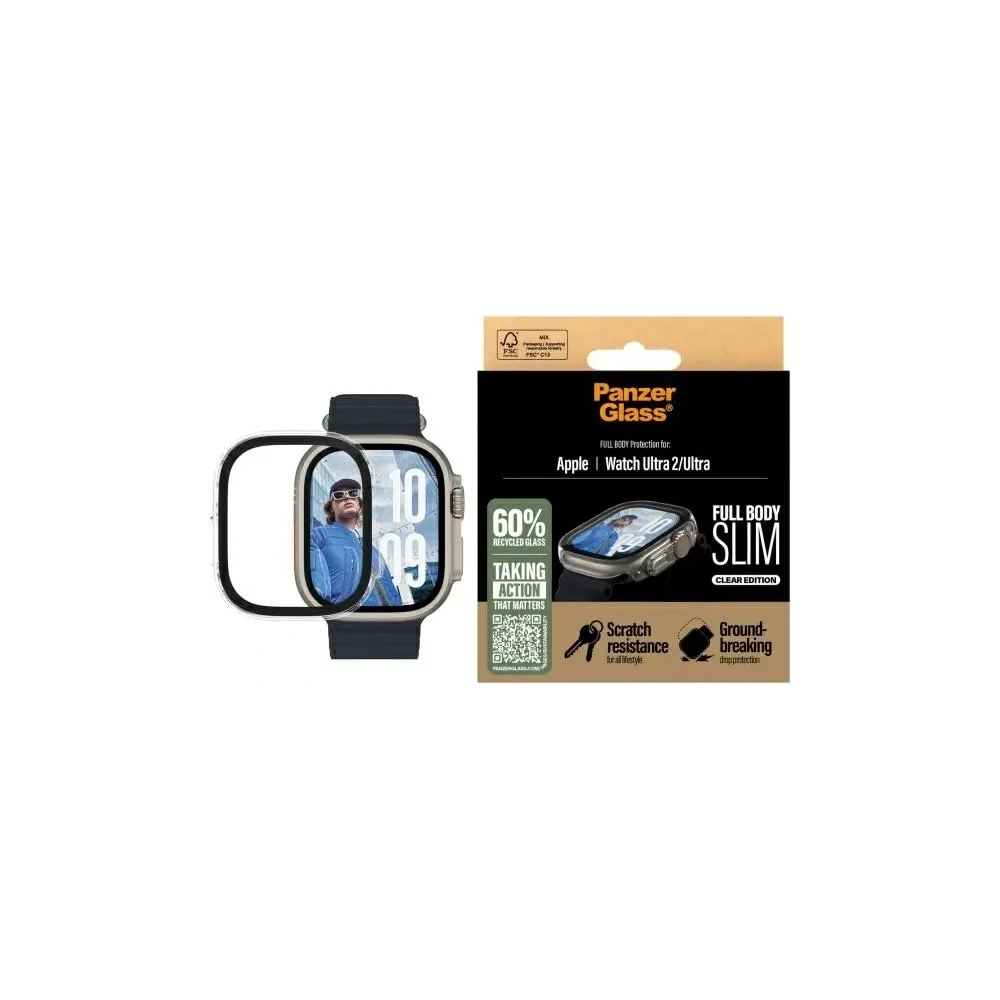Hurtownia GSM - PanzerGlass Carcasa Completă Slim Apple Watch Ultra 2 / Ultra 49mm transparent - PZG730 - {ean13} - Hurt
