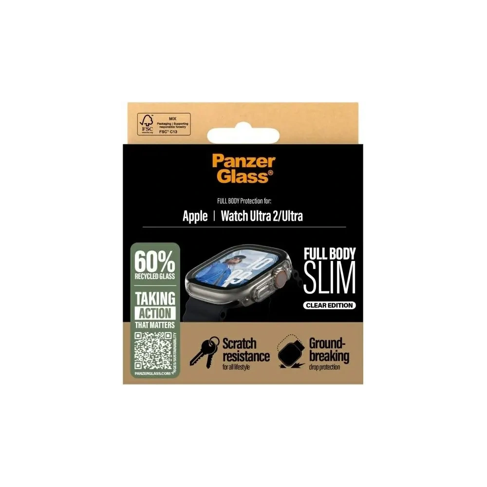 Hurtownia GSM - PanzerGlass Teljes test vékony Apple Óra Ultra 2 / Ultra 49mm átlátszó - PZG730 - {ean13} - Hurt