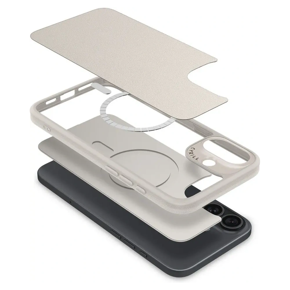 Hurtownia GSM - Spigen Cyrill Kajuk Mag MagSafe Apple iPhone 16 Creme - SPN16563 - {ean13} - Hurt