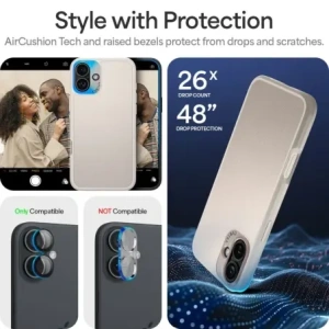 Etui Spigen Cyrill Kajuk Mag MagSafe Apple iPhone 16 Cream