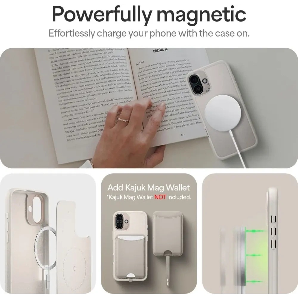 Hurtownia GSM - Spigen Cyrill Kajuk Mag MagSafe Apple iPhone 16 Creme - SPN16563 - {ean13} - Hurt
