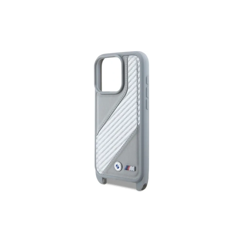 Wholesale BMW BMHCP16L23PSCCG Apple iPhone 16 Pro hardcase M Edition Carbon Stripe & Strap grey - BMW739 - {ean13} - Hurt