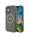 Guess GUHMP16MHFGEREK Apple iPhone 16 Plus Hardcase IML Glitter Circle MagSafe schwarz