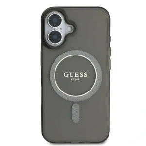 Hurtownia GSM - Guess GUHMP16MHFGEREK Apple iPhone 16 Plus Hardcase IML Glitter Circle MagSafe schwarz - GUE4194 - {ean13} - Hurt