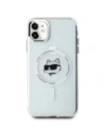 Wholesale Karl Lagerfeld KLHMN61HLSCHH Apple iPhone 11 / XR hardcase IML Metal Choupette Head MagSafe white - KLD21821 - {ean13} - Hurt