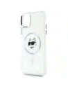 Wholesale Karl Lagerfeld KLHMN61HLSCHH Apple iPhone 11 / XR hardcase IML Metal Choupette Head MagSafe white - KLD21821 - {ean13} - Hurt