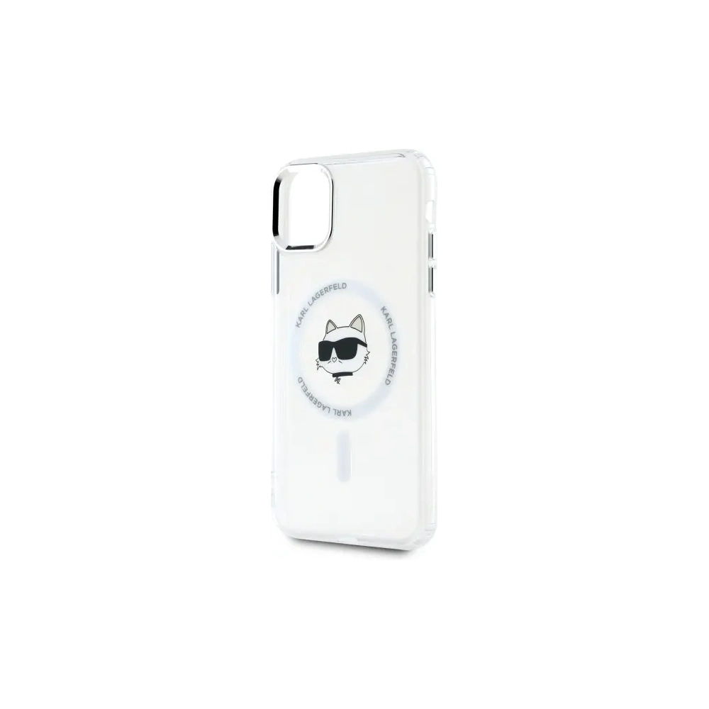 Hurtownia GSM - Etui Karl Lagerfeld KLHMN61HLSCHH Apple iPhone 11 / XR hardcase IML Metal Choupette Head MagSafe bílý/white - KLD21821 - {ean13} - Hurt