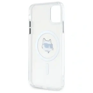 Hurtownia GSM - Karl Lagerfeld KLHMN61HLSCHH Apple iPhone 11 / XR hardcase IML Metal Choupette Head MagSafe alb - KLD21821 - {ean13} - Hurt