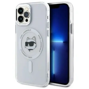 Hurtownia GSM - Etui Karl Lagerfeld KLHMP12MHLSCHH Apple iPhone 12 / 12 Pro hardcase IML Metal Choupette Head MagSafe bílý/white - KLD21822 - {ean13} - Hurt