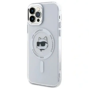 Hurtownia GSM - Etui Karl Lagerfeld KLHMP12MHLSCHH Apple iPhone 12 / 12 Pro hardcase IML Metal Choupette Head MagSafe bílý/white - KLD21822 - {ean13} - Hurt