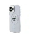 Wholesale Karl Lagerfeld KLHMP12MHLSCHH Apple iPhone 12 / 12 Pro hardcase IML Metal Choupette Head MagSafe white - KLD21822 - {ean13} - Hurt