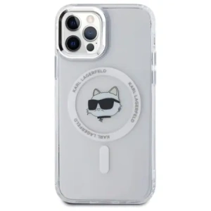 Hurtownia GSM - Etui Karl Lagerfeld KLHMP12MHLSCHH Apple iPhone 12 / 12 Pro hardcase IML Metal Choupette Head MagSafe bílý/white - KLD21822 - {ean13} - Hurt