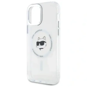 Hurtownia GSM - Etui Karl Lagerfeld KLHMP12MHLSCHH Apple iPhone 12 / 12 Pro hardcase IML Metal Choupette Head MagSafe bílý/white - KLD21822 - {ean13} - Hurt