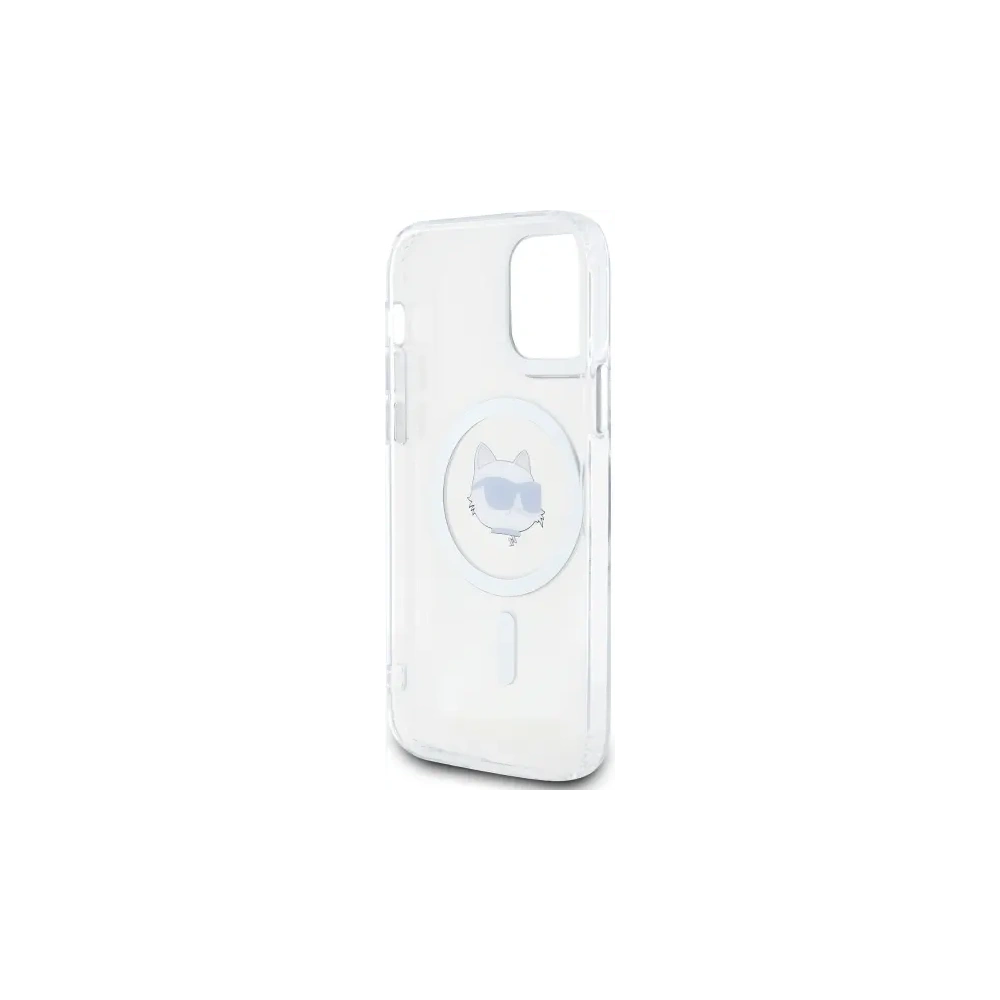 Hurtownia GSM - Karl Lagerfeld KLHMP12MHLSCHH Apple iPhone 12 / 12 Pro Hartschale IML Metall Choupette Kopf MagSafe weiß - KLD21822 - {ean13} - Hurt