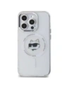 Hurtownia GSM - Karl Lagerfeld KLHMP13LHLSCHH Apple iPhone 13 Pro hardcase IML Metal Choupette Head MagSafe alb - KLD21823 - {ean13} - Hurt