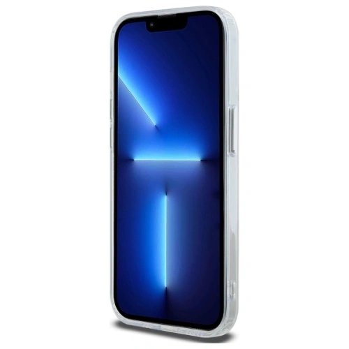 Etui Karl Lagerfeld KLHMP13LHLSCHH Apple iPhone 13 Pro hardcase IML Metal Choupette Head MagSafe biały/white