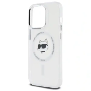 Hurtownia GSM - Karl Lagerfeld KLHMP13LHLSCHH Apple iPhone 13 Pro hardcase IML Metal Choupette Head MagSafe alb - KLD21823 - {ean13} - Hurt