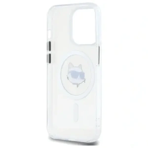 Hurtownia GSM - Karl Lagerfeld KLHMP13LHLSCHH Apple iPhone 13 Pro hardcase IML Metal Choupette Head MagSafe alb - KLD21823 - {ean13} - Hurt