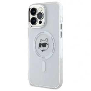 Hurtownia GSM - Etui Karl Lagerfeld KLHMP13XHLSCHH Apple iPhone 13 Pro Max hardcase IML Metal Choupette Head MagSafe bílý/white - KLD21824 - {ean13} - Hurt
