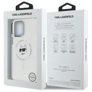 Hurtownia GSM - Etui Karl Lagerfeld KLHMP13XHLSCHH Apple iPhone 13 Pro Max hardcase IML Metal Choupette Head MagSafe bílý/white - KLD21824 - {ean13} - Hurt