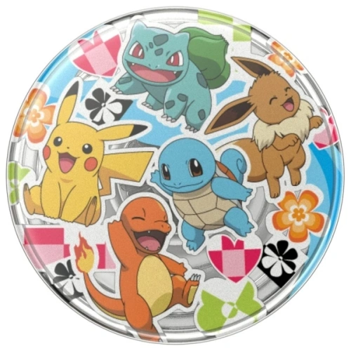 Uchwyt do telefonu POPSOCKETS 2 Pokemon Multi Transparent