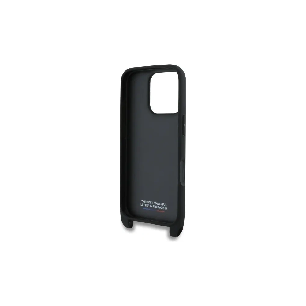 Hurtownia GSM - BMW BMHCP16L23PSVTK Apple iPhone 16 Pro Hardcase M Edition Carbon Tricolor Linien & Strap schwarz - BMW740 - {ean13} - Hurt