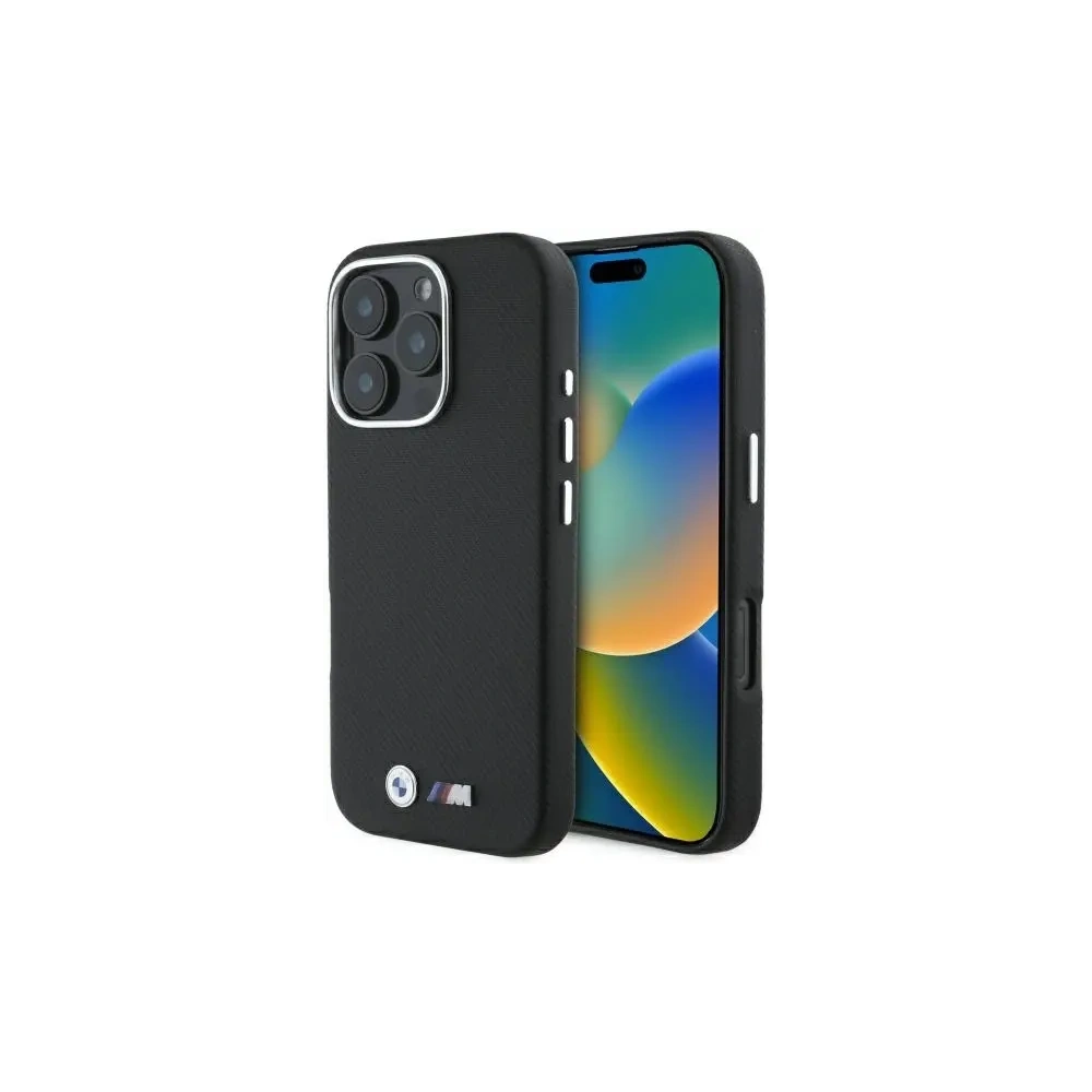 Hurtownia GSM - BMW BMHCP16L23PUFWKEV Apple iPhone 16 Pro Hardcase M Edition Kevlar umwickelt Metall schwarz - BMW741 - {ean13} - Hurt