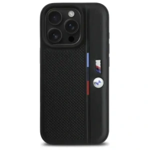 Hurtownia GSM - Etui BMW BMHCP16L23PUPVK Apple iPhone 16 Pro hardcase M Perforated Tricolor Detail Line czarny/black - BMW743 - {ean13} - Hurt