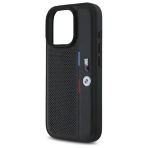 Hurtownia GSM - Etui BMW BMHCP16L23PUPVK Apple iPhone 16 Pro hardcase M Perforated Tricolor Detail Line czarny/black - BMW743 - {ean13} - Hurt