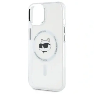 Hurtownia GSM - Karl Lagerfeld KLHMP15MHLSCHH Apple iPhone 15 Plus hardcase IML Metal Choupette Head MagSafe alb - KLD21829 - {ean13} - Hurt