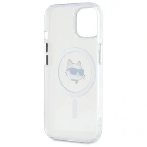 Hurtownia GSM - Karl Lagerfeld KLHMP15MHLSCHH Apple iPhone 15 Plus hardcase IML Metal Choupette Head MagSafe alb - KLD21829 - {ean13} - Hurt