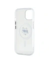 Hurtownia GSM - Karl Lagerfeld KLHMP15SHLSCHH Apple iPhone 15 hardcase IML Metal Choupette Head MagSafe alb - KLD21830 - {ean13} - Hurt