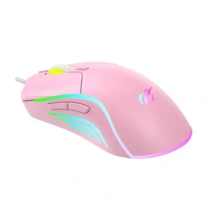 Wholesale Havit MS1029 RGB wired gaming mouse, 7 buttons (pink) - HVT304 - {ean13} - Hurt