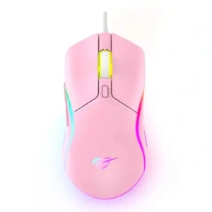 Wholesale Havit MS1029 RGB wired gaming mouse, 7 buttons (pink) - HVT304 - {ean13} - Hurt