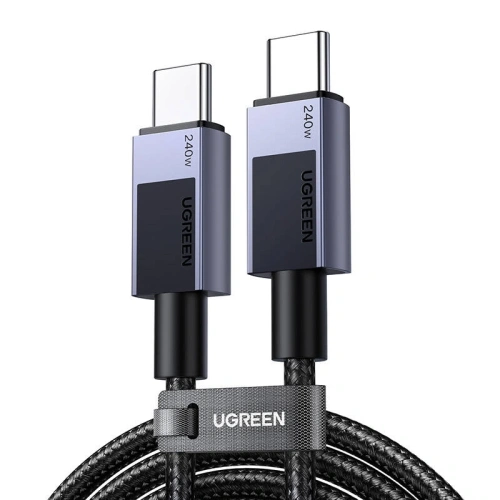 Kabel UGREEN L513 USB-C / USB-C PD 240W 2m (szary)