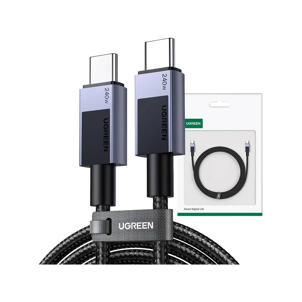 Hurtownia GSM - Cablul UGREEN L513 USB-C / USB-C PD 240W 2m (gri) - UGR5580 - {ean13} - Hurt