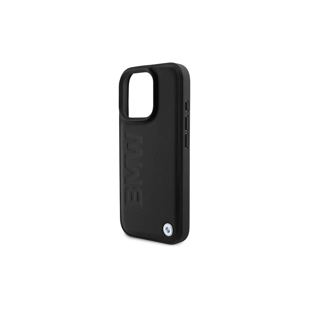 Hurtownia GSM - BMW BMHCP16LSLLBK Apple iPhone 16 Pro hardcase din piele cu ștanțare caldă negru - BMW745 - {ean13} - Hurt