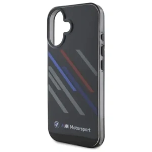 Hurtownia GSM - Etui BMW BMHCP16M23HTRAK Apple iPhone 16 Plus hardcase Motorsport IML Random Stripes černý/black - BMW748 - {ean13} - Hurt