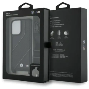 Hurtownia GSM - Etui BMW BMHCP16M23PSCCK Apple iPhone 16 Plus hardcase M Edition Carbon Stripe & Strap černý/black - BMW749 - {ean13} - Hurt