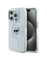 Hurtownia GSM - Karl Lagerfeld KLHMP15XHLSCHH Apple iPhone 15 Pro Max kemény hátlap IML Metal Choupette Head MagSafe fehér - KLD21832 - {ean13} - Hurt