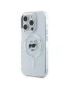 Hurtownia GSM - Karl Lagerfeld KLHMP15XHLSCHH Apple iPhone 15 Pro Max Hartschale IML Metall Choupette Kopf MagSafe weiß - KLD21832 - {ean13} - Hurt