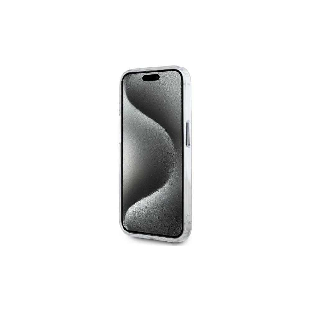 Hurtownia GSM - Karl Lagerfeld KLHMP15XHLSCHH Apple iPhone 15 Pro Max Hartschale IML Metall Choupette Kopf MagSafe weiß - KLD21832 - {ean13} - Hurt
