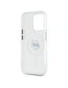 Hurtownia GSM - Karl Lagerfeld KLHMP15XHLSCHH Apple iPhone 15 Pro Max Hartschale IML Metall Choupette Kopf MagSafe weiß - KLD21832 - {ean13} - Hurt