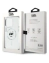Hurtownia GSM - Karl Lagerfeld KLHMP15XHLSCHH Apple iPhone 15 Pro Max Hartschale IML Metall Choupette Kopf MagSafe weiß - KLD21832 - {ean13} - Hurt