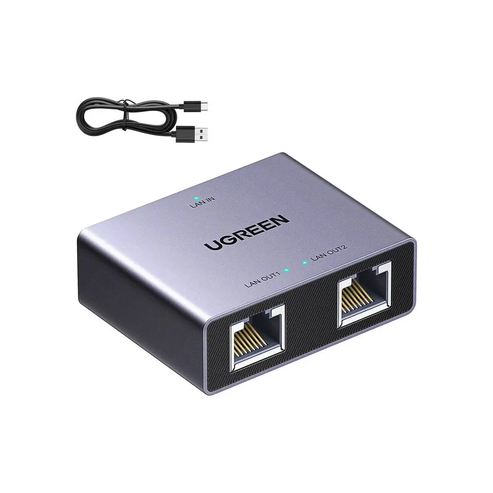 Hurtownia GSM - UGREEN NW301 ethernet elosztó adapter (1x2) - UGR5584 - {ean13} - Hurt